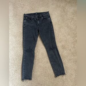 GAP Skinny Ripped Knee Jeans